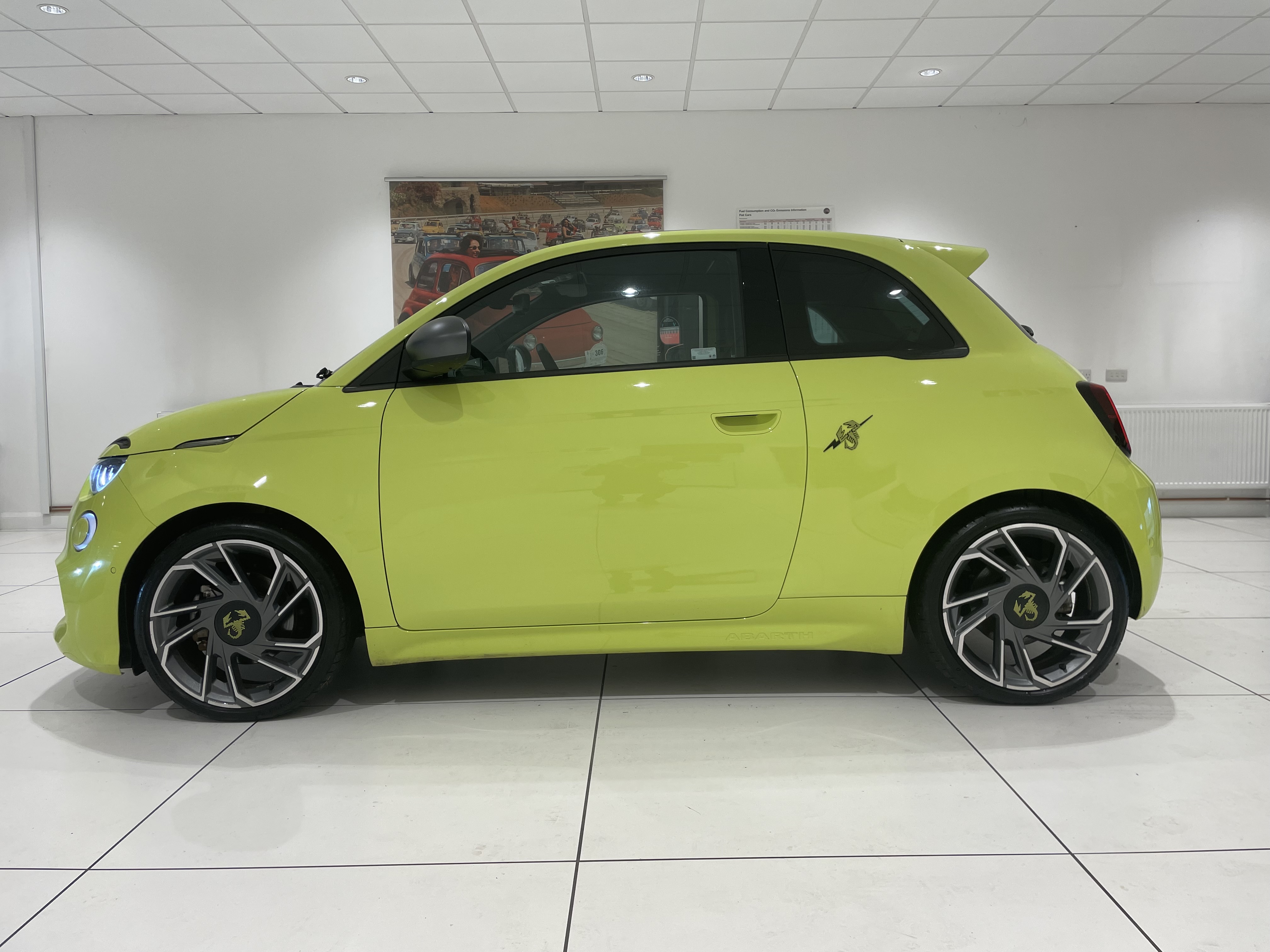 Abarth 500E for sale at PMS in Pembrokeshire