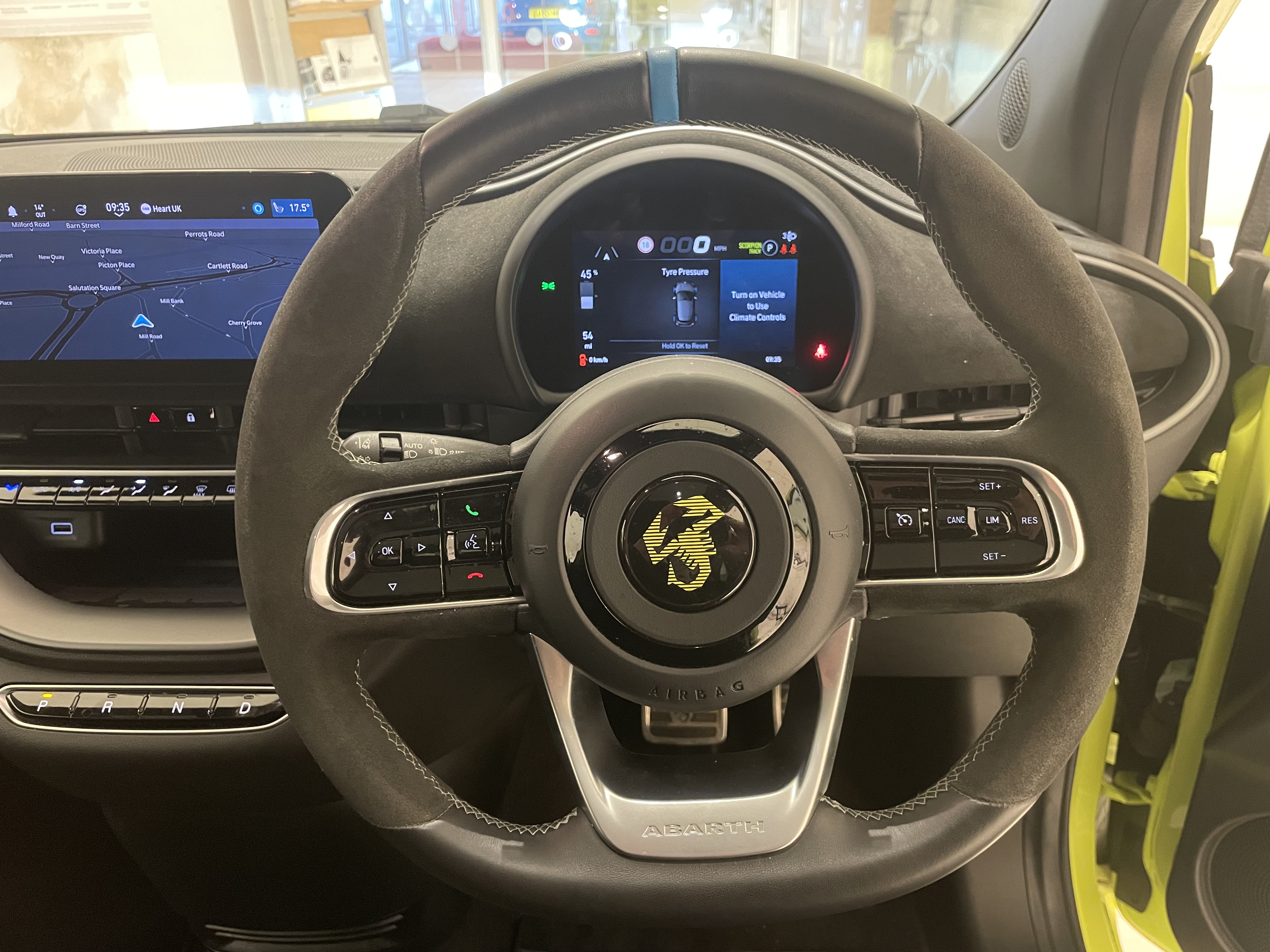 Abarth 500E for sale at PMS in Pembrokeshire