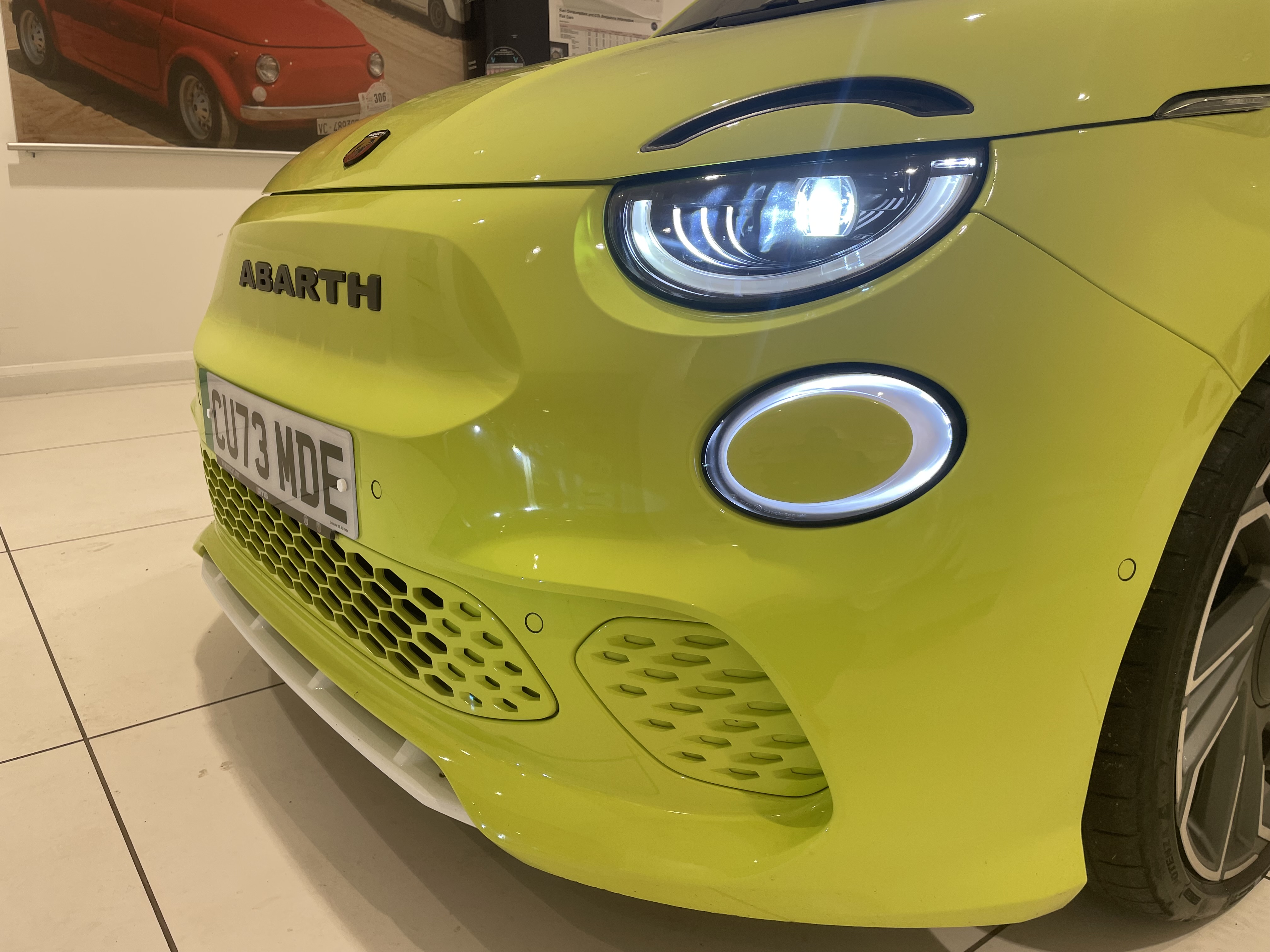 Abarth 500E for sale at PMS in Pembrokeshire