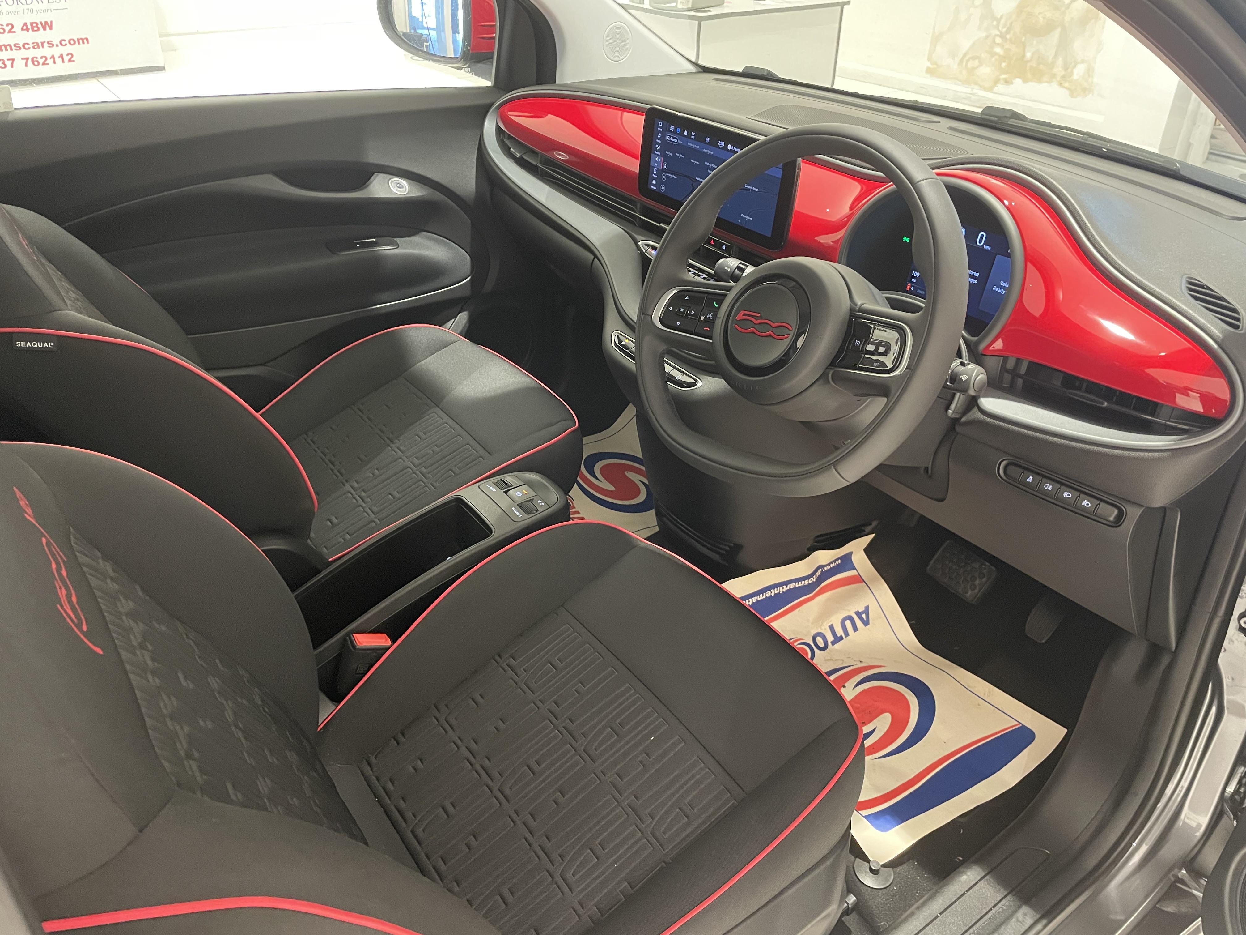 Fiat 500e for sale at PMS in Pembrokeshire