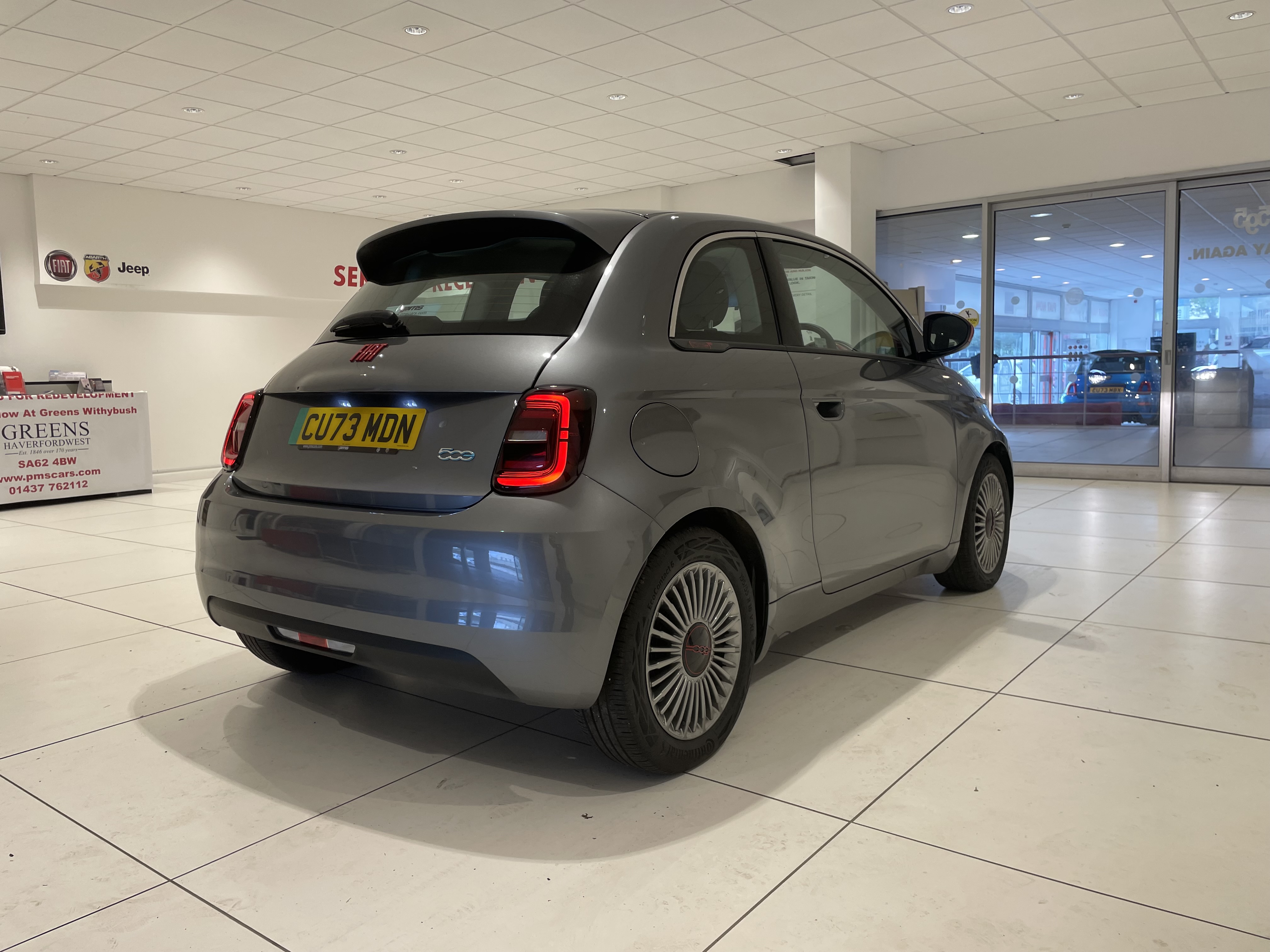Fiat 500e for sale at PMS in Pembrokeshire